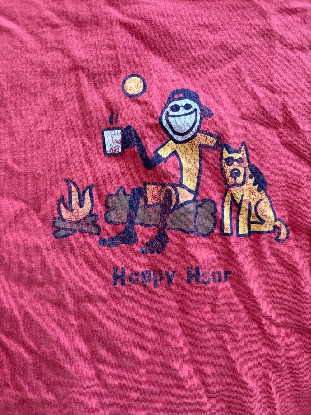 XL Life is Good Happy Hour Crusher Tshirt